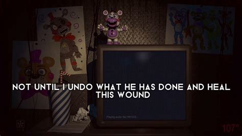 Fnaf ending speech. I'm sorry that on that day, the day you were shut out and left to die, no one was there to lift you up into their arms, the way you lifted others into yours. And then what became of you. I should have known you wouldn't be content to disappear, not my daughter. I couldn't save you then, so let me save you now. 