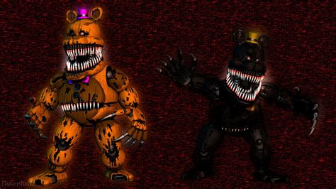 The title screen without the title or options. Five Nights at Fred