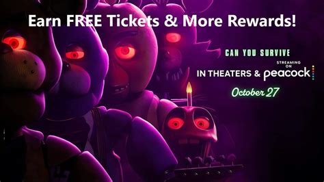 Fnaf movie peacock. Five Nights at Freddy’s will be available to watch via streaming on Peacock on October 27, 2023. Viewers will be able to stream it at 12:00 a.m. Pacific Time/3:00 a.m. Eastern Time. Current ... 