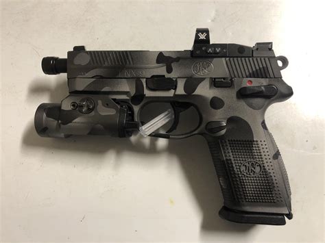 Fnx 9 threaded barrel. Jun 1, 2023 · Palmetto State Armory (See Price) Kygunco (See Price) Brownells (See Price) We took the 509 Tactical for a test drive, so read the review or watch the video below for more details. 5. FN FNX 45 Tactical. Yep, another FN with tactical in the name. In all fairness, the FN FNX Tactical is the OG of tactical pistols. 