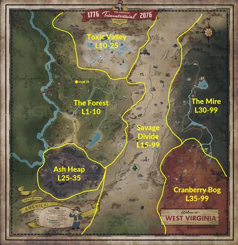Interactive map of Appalachia for Fallout 76 with locations, and descriptions for items, characters, easter eggs and other game content, including Bobblehead, Book, Event, Fissure Site, Fusion.... 
