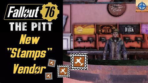 Fo76 stamps vendor. Luckily, it is inside Whitespring Refuge so you won’t need to travel far. The NPC who deals with trading Stamps is named Giuseppe Della Ripa and he can be found next to the Nuka Cola vendor. 
