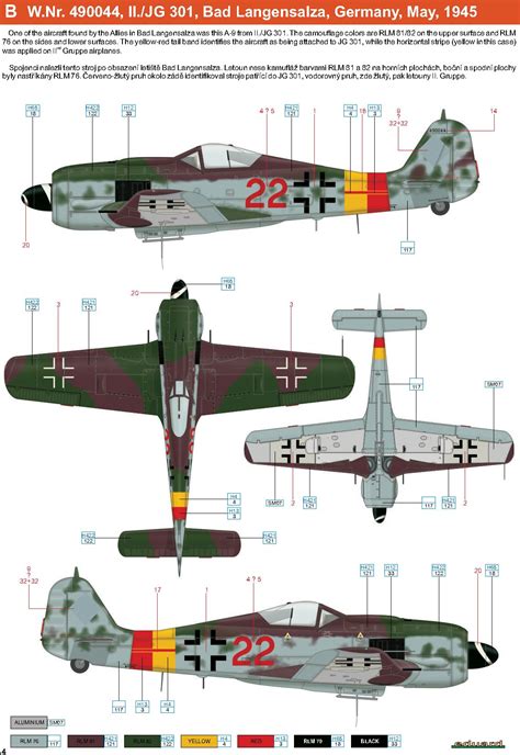 Focke Wulf Fw 190A9 6.JG301 (R22+ ) WNr 490044 Landensalza …