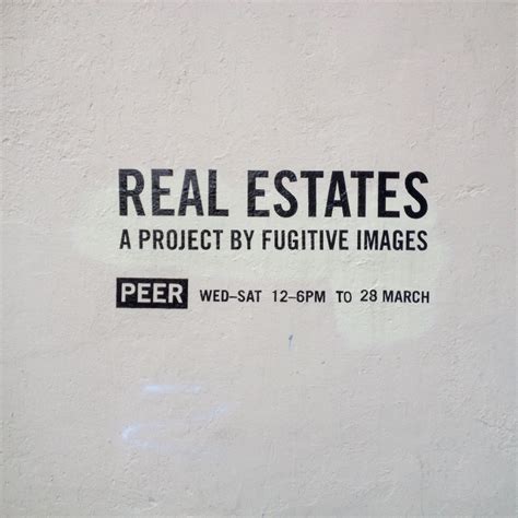 Focus E15 / REAL ESTATES/ FUGITIVE IMAGES/ PEER - EMER MARY MORRIS