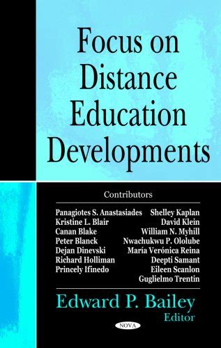 Focus On Distance Education Developments
