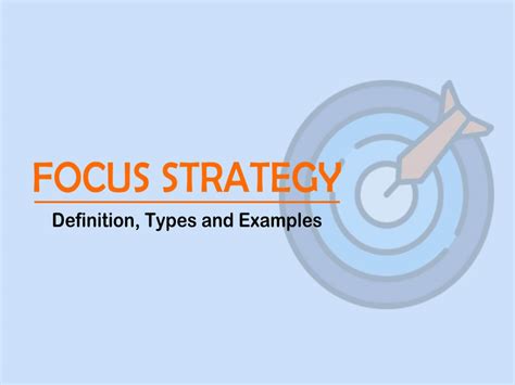Focus Strategy - Definition, Types and Examples | Marketing Tutor (2026)