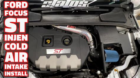 Focus st intake install.  Maintaining the best qualities of the factory intake while...
