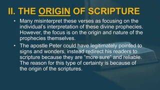Focusing on two prophecies since