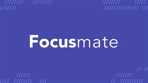 Focusmate. 3,538 views. Focusmate: Virtual Coworking Space | First Impressions & ReviewIn this video, we're reviewing a coworking space tool called Focusmate.0:00 Introduction to Fo... 