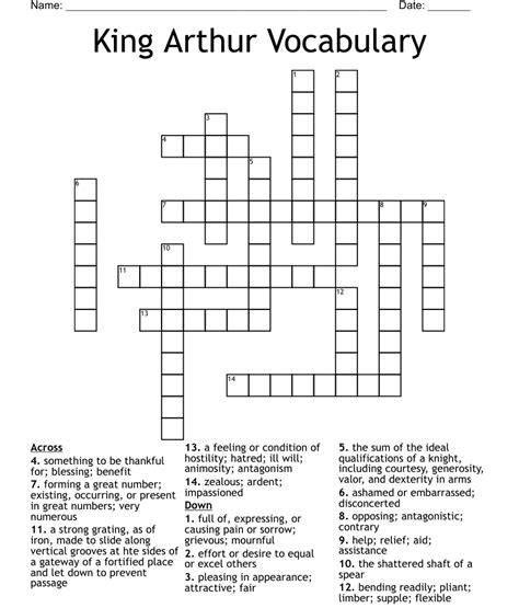 King Arthur's Wife Crossword Clue. King Arthur's Wife. Crossword Clue. We found 20 possible solutions for this clue. We think the likely answer to this clue is GUINEVERE. You can easily improve your search by specifying the number of letters in the answer.. 