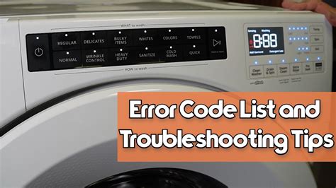Foe7 error code whirlpool. In this video, I show how to diagnose and repair a Whirlpool washer that is displaying the dreaded PF fault code. The PF code indicates that during the onb... 