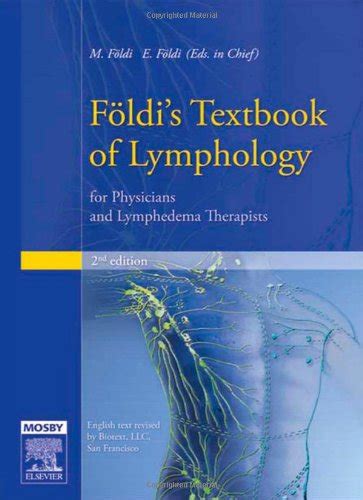 Foeldis textbook of lymphology for physicians and lymphedema therapists 2e. - York yk style f operation manual.