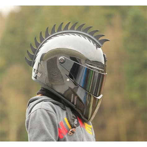 New Helmet Hawks Motorcycle Helmet Mohawk Synthetic Wigs for Motorcycle Bicycle/Almost Helmet/Stick Reusable Design /12 Colors to Choose (143) $ 16.99. FREE shipping Add to Favorites Ready To Ship ...