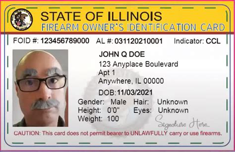 Foid card illinois.  Learn about the Illinois Firearm Owners Identificat...