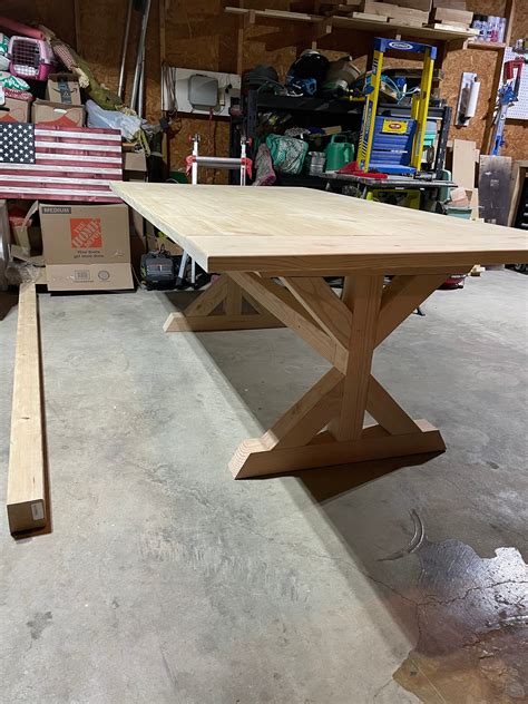 Foldable Farmhouse Table - Etsy