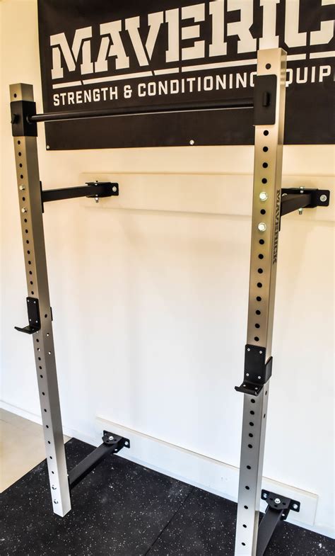 Foldable squat rack. The latest space-saving innovation from Wolverson Fitness, this brilliant rack is great for commercials gyms with multi-use spaces, and ideal for anyone ... 
