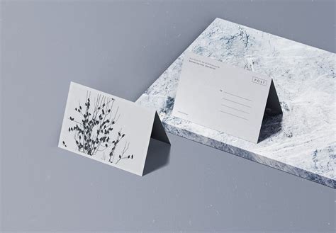 Folded Postcard Design PSD Mockup Download for Free DesignHooks