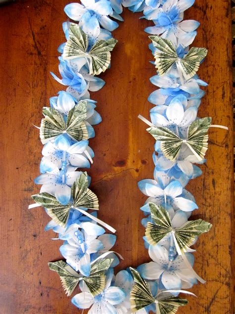 Folded money lei. This fast-paced compilation video contains 50+ creative ways to give cash money as a gift. The money gift ideas can be used for kids, adults, boys, girls, an... 