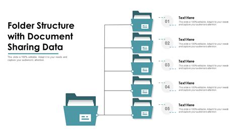 Folder Structure With Document Sharing Data Presentation Graphics