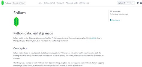 Folium install.  Folium # 11.  It provides a simple interface to visualize geospatial dat...