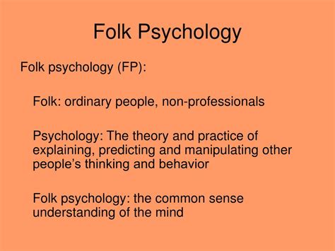 Folk psychology Definition & Meaning - Merriam-Webster