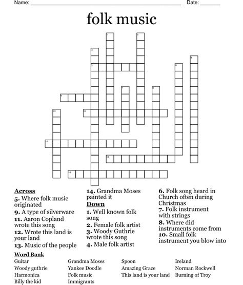Find the latest crossword clues from New York Times Crosswords, LA Times Crosswords and many more ... Folk singer Pete Crossword Clue. Fortitude, so to speak Crossword Clue. ... Singer Max of "Kings & Queens" Crossword Clue "Karate Kid" actor Ralph ___ (7) Crossword Clue.. 