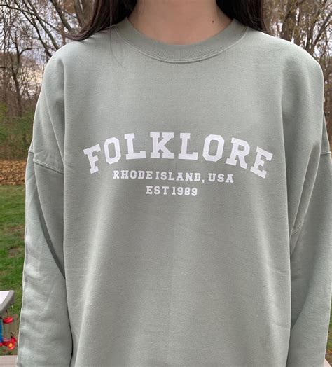 Folklore crewneck. Check out our folklore crew neck selection for the very best in unique or custom, handmade pieces from our clothing shops. 