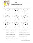 Follow Directions Worksheet Smilies Have Fun Teaching