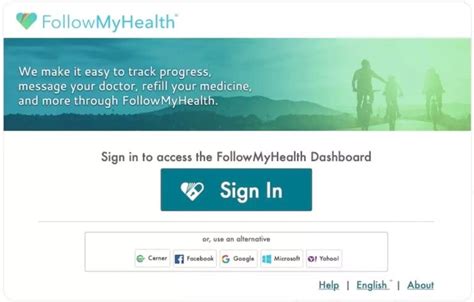 Follow my health login. I need to sign up . Help | English | About; Powered by FollowMyHealth® ... 