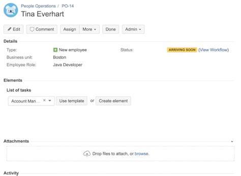 Follow your employees onboarding process in Jira Elements Checklist