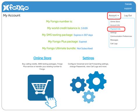 Fongo account number.  Visit The Fongo Mobile Support Knowledge-base for more.  Thi...
