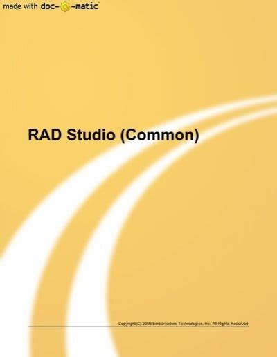 Font - RAD Studio - Embarcadero