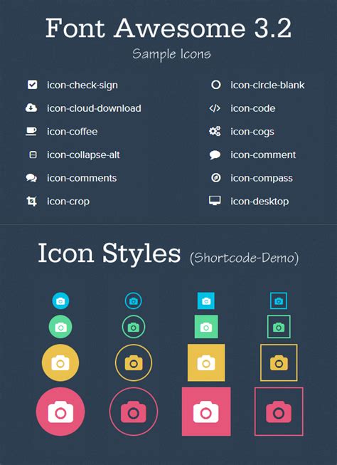 Font Awesome Icons OpenHosting