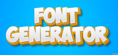 Font Generator Text Effect