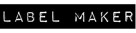 Font Label Maker in