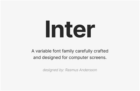 Font family inter css. ttf) Experiment with the Inter font through an interactive CodePe...