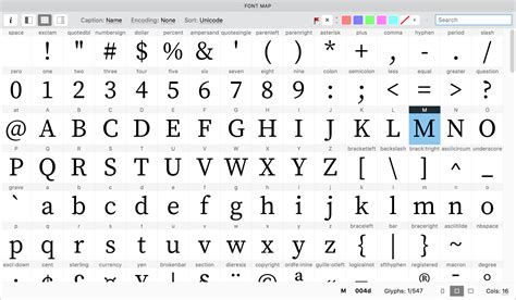 Font mapping windows 10