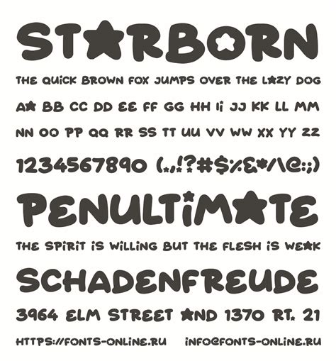 Font starborn.  #FONTS #pc Keywords: instalar fuente Starborn en PC, fuen...