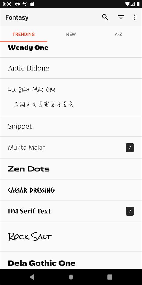 Fontasy Google Fonts Browser for Android Download