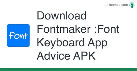Fontmaker Font Keyboard App APK (Android App) Free Download