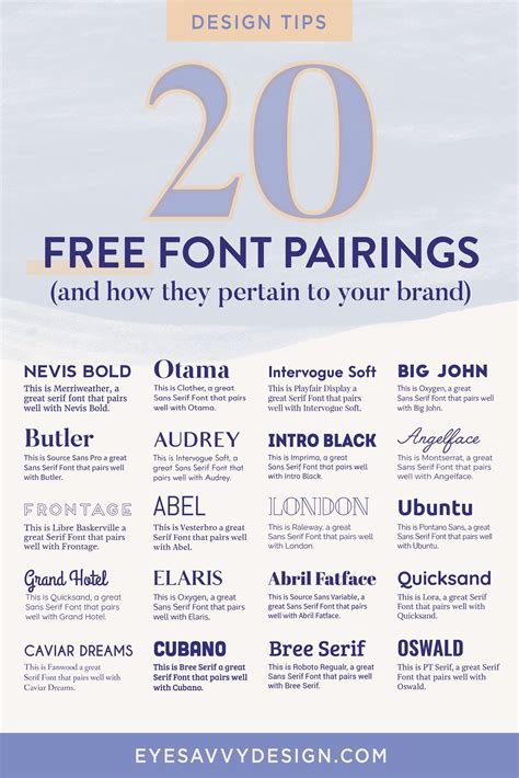 Fontpair. 4 Rules for Pairing Fonts in Web Design . Rule #1: Use No More Than Three Fonts on Your Site . Rule #2: Concord and Contrast Are Good; Conflict Is Bad. Rule #3: Don’t Be Afraid of Pairing Within Font Superfamilies. Rule #4: Make Sure Your Fonts Are Properly Sized and Shaped. The 30 Best Font Combinations for Web Design . 