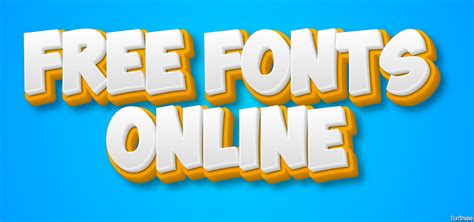 Fonts online free.  Trusted by millions since 2001.  If The fonts pres...