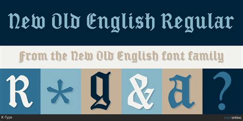 Fonts similar to New Old English - Fontspring