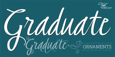 Fontspring Graduate Fonts by Fontforecast