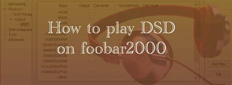 Foobar2000 dsd plugin download.  I'll be playing back high-bitrate audio files from either HDT...
