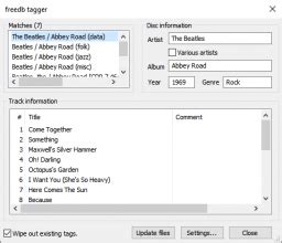 Foobar2000 tagger.  For the component to work properly in foobar2000 v1. 21 rele...