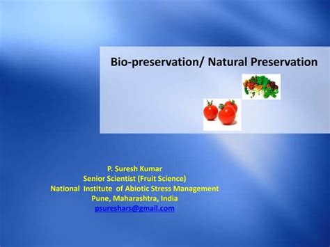 Food Biopreservation - an overview ScienceDirect Topics