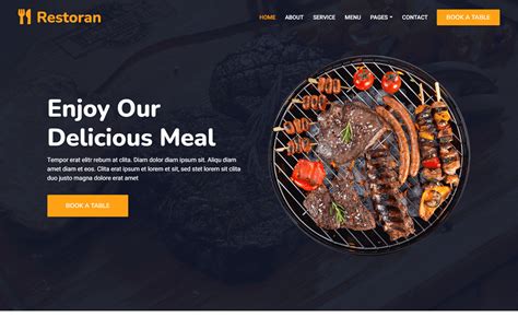 Food Code Free Bootstrap Restaurant Web Template Themefisher
