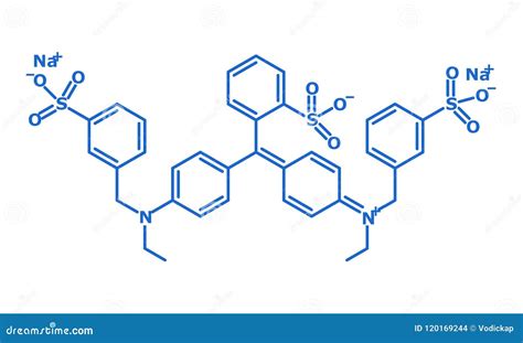 Food Coloring Chemical Structure