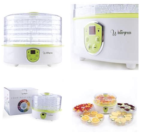 Food Dehydrator by Wintergreen BPA Free Small Food Dryer